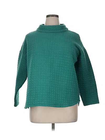 Pre-owned T By Talbots Turtleneck Sweater In Blue