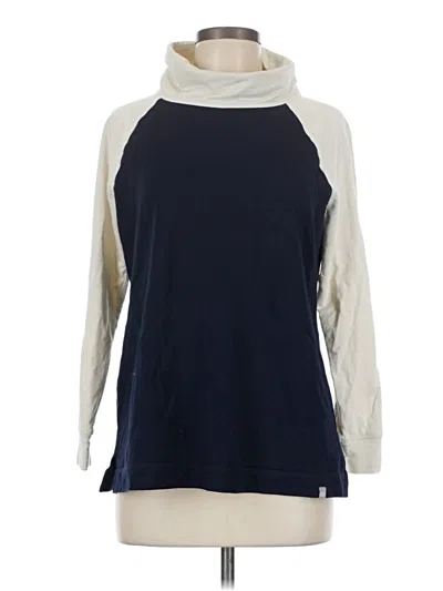 Pre-owned T By Talbots Turtleneck Sweater In Blue