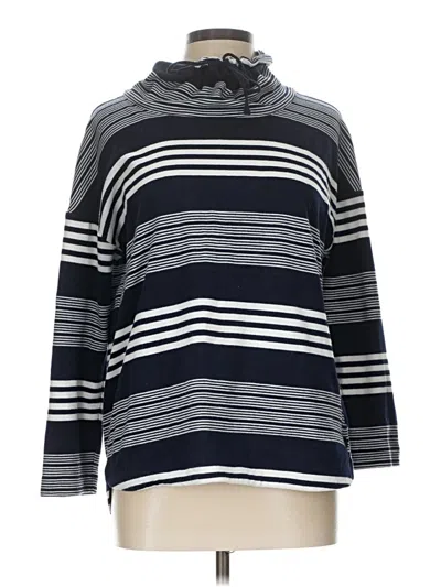 Pre-owned T By Talbots Turtleneck Sweater In Blue