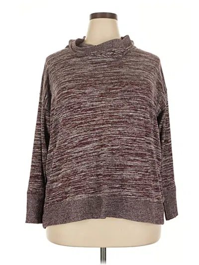Pre-owned T By Talbots Turtleneck Sweater In Brown