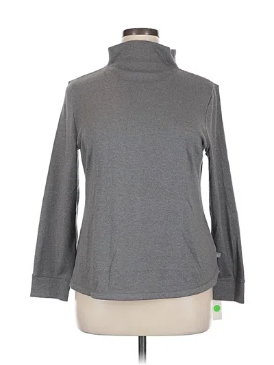 Pre-owned T By Talbots Turtleneck Sweater In Gray