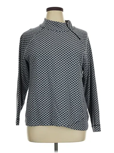 Pre-owned T By Talbots Turtleneck Sweater In Gray