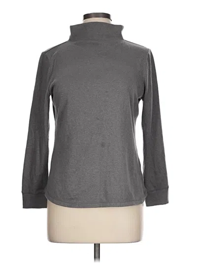 Pre-owned T By Talbots Turtleneck Sweater In Gray
