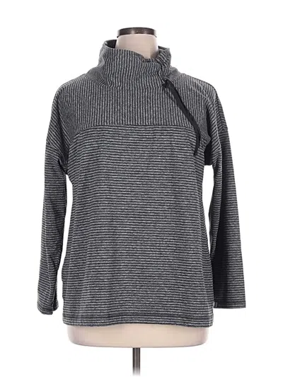 Pre-owned T By Talbots Turtleneck Sweater In Gray