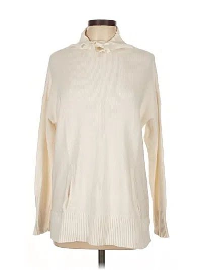 Pre-owned T By Talbots Turtleneck Sweater In Ivory