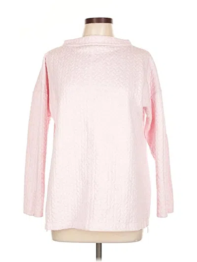 Pre-owned T By Talbots Turtleneck Sweater In Pink
