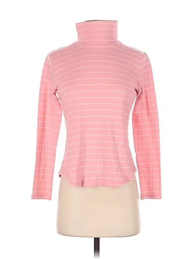 Pre-owned T By Talbots Turtleneck Sweater In Pink