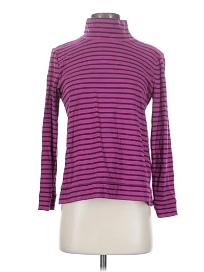 Pre-owned T By Talbots Turtleneck Sweater In Purple
