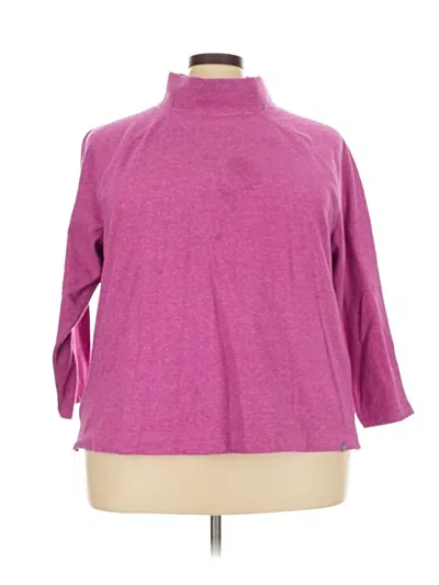 Pre-owned T By Talbots Turtleneck Sweater In Purple