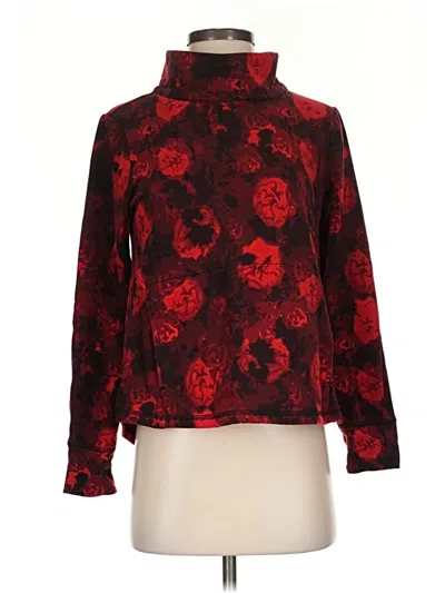 Pre-owned T By Talbots Turtleneck Sweater In Red