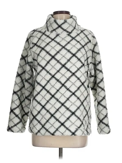 Pre-owned T By Talbots Turtleneck Sweater In Silver