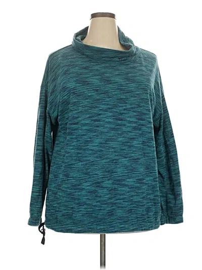 Pre-owned T By Talbots Turtleneck Sweater In Teal