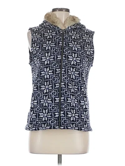 Pre-owned T By Talbots Vest In Blue