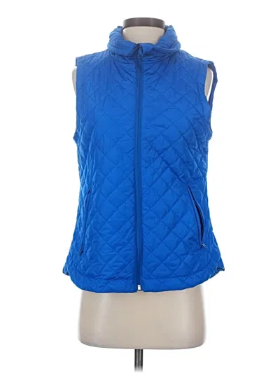 Pre-owned T By Talbots Vest In Blue