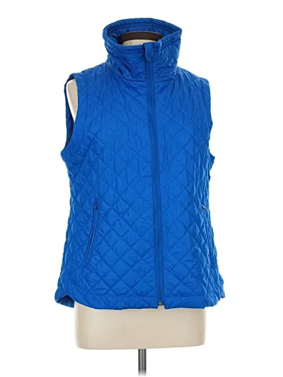 Pre-owned T By Talbots Vest In Blue