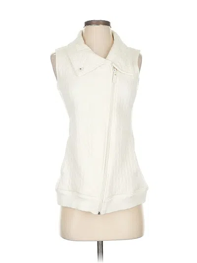 Pre-owned T By Talbots Vest In Ivory