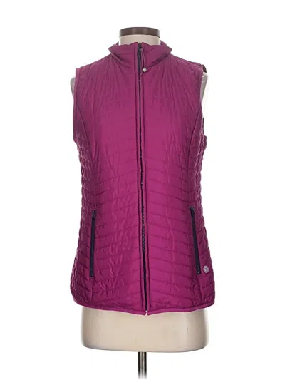 Pre-owned T By Talbots Vest In Purple