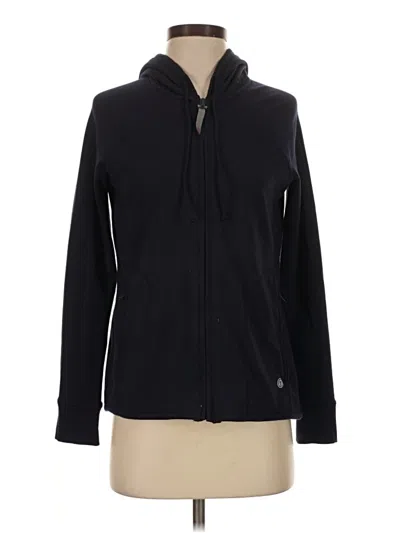 Pre-owned T By Talbots Zip Up Hoodie In Black