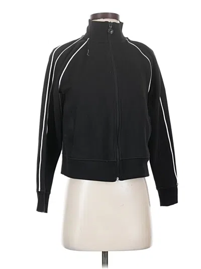 Pre-owned T By Talbots Zip Up Hoodie In Black
