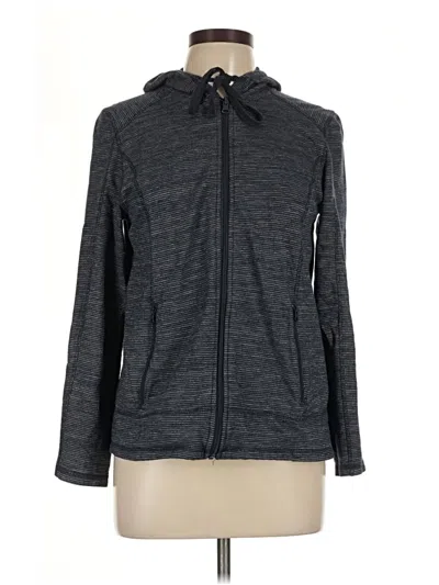 Pre-owned T By Talbots Zip Up Hoodie In Gray