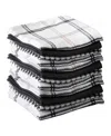 T-fal Coordinating Flat Waffle Weave Dish Cloth, Set Of 12 In Neutral