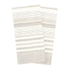 T-fal Dual Terry Stripe 2-pc. Kitchen Towel Set In Sand