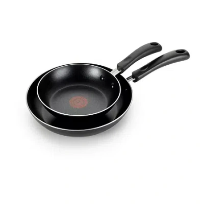 T-fal Essentials 2-pc. Non-stick Frying Pan In Black