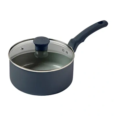 T-fal Essentials Ceramic 3-qt. Saucepan In Blue