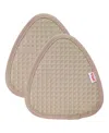 T-fal Flexible Waffle Silicone Pot Holder, Set Of 2 In Sand