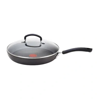 T-fal Non-stick Saute Pan In Black