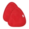 T-fal Silicone Waffle 2-pc. Pot Holder Set In Red