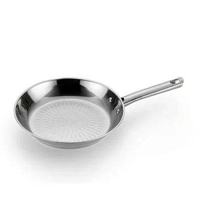 T-fal Stainless Steel 10.5" Frying Pan In Silver
