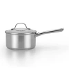 T-fal Stainless Steel Sauce Pan In Silver
