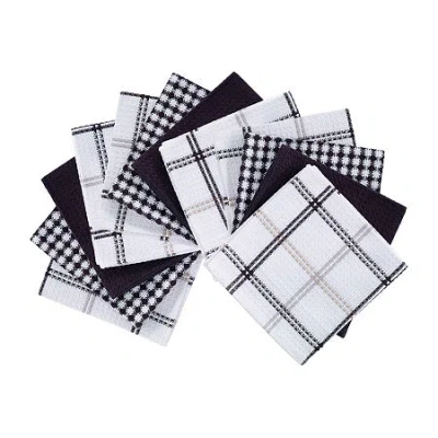 T-fal Waffle 12-pc. Dish Cloth Set In Sand