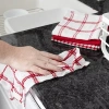 T-fal Waffle 8-pc. Dish Cloth Set In Red
