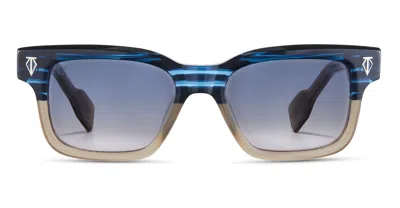 T Henri Daytona - Port Sunglasses In Blue