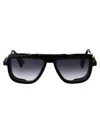 T Henri Black Acetate+titanium Sunglasses In Black