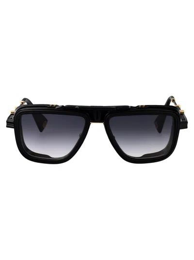 T Henri Black Acetate+titanium Sunglasses