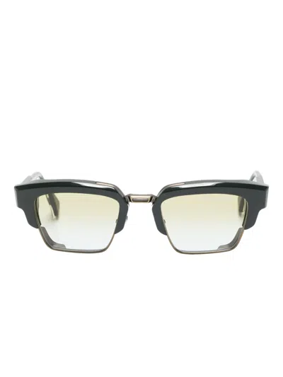 T Henri Eyewear Speedtail 方框太阳眼镜 In Green