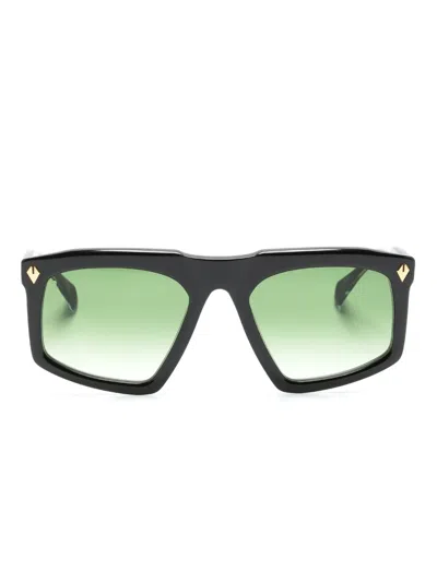 T Henri Eyewear Square-frame Gradient Sunglasses In Black