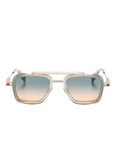 T Henri Eyewear 方形镜框太阳眼镜 In Pink