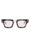T Henri Eyewear Square-frame Tinted Sunglasses In Brown