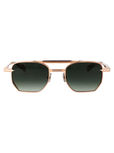T Henri Gold Metal Sunglasses