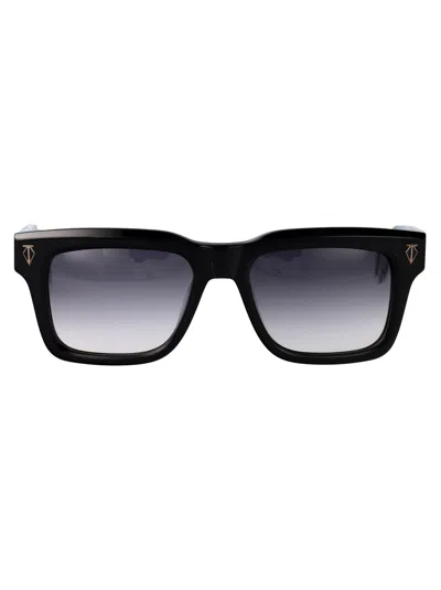 T Henri H1 Sunglasses In Blk With Silver