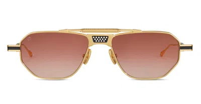 T Henri Longtail - Casino Royale Sunglasses In Gold