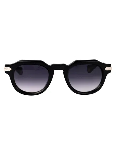 T Henri M1 Sunglasses In Blk With Silver