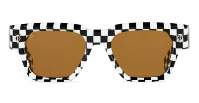 T Henri Sian - Finishline Sunglasses In Brown