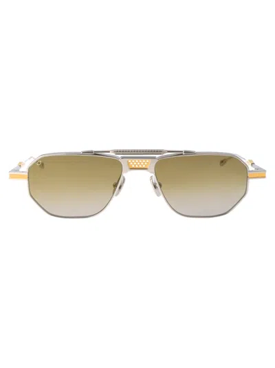 T Henri Titanium Sunglasses In Silver