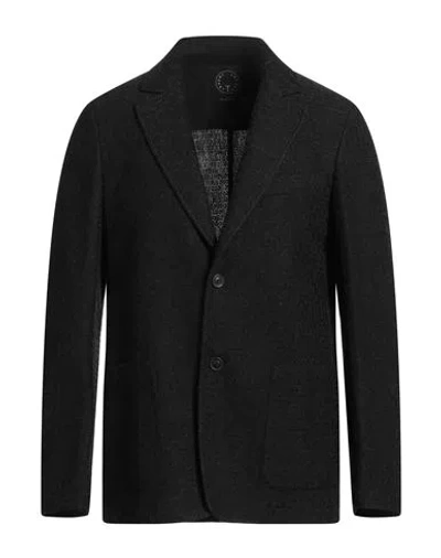 T-jacket By Tonello Man Blazer Black Size M Virgin Wool