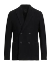 T-jacket By Tonello Man Blazer Black Size Xl Virgin Wool, Polyamide, Viscose